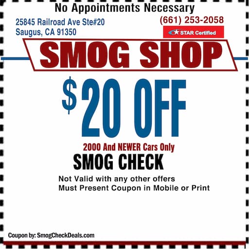 Smog Check Coupon